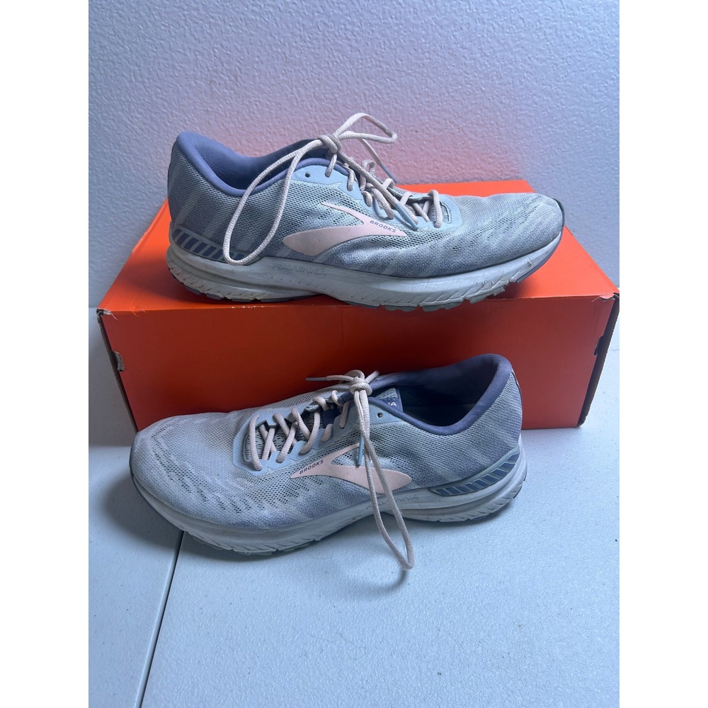 Brooks Ravenna 11 Running Shoes Grey Pink Size 11 #3171